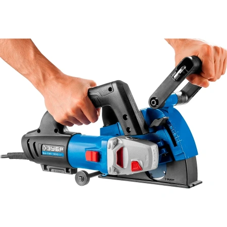 Штроборез (бороздодел) ЗУБР Профессионал d 125 мм, 1400 Вт, 30 мм, кейс, (ЗШ-П30-1400 ПСТК)