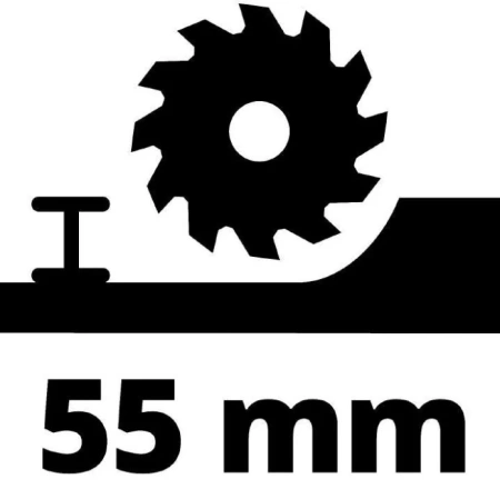 Пила циркулярная сетевая Einhell TC-CS 1250 (4331040)