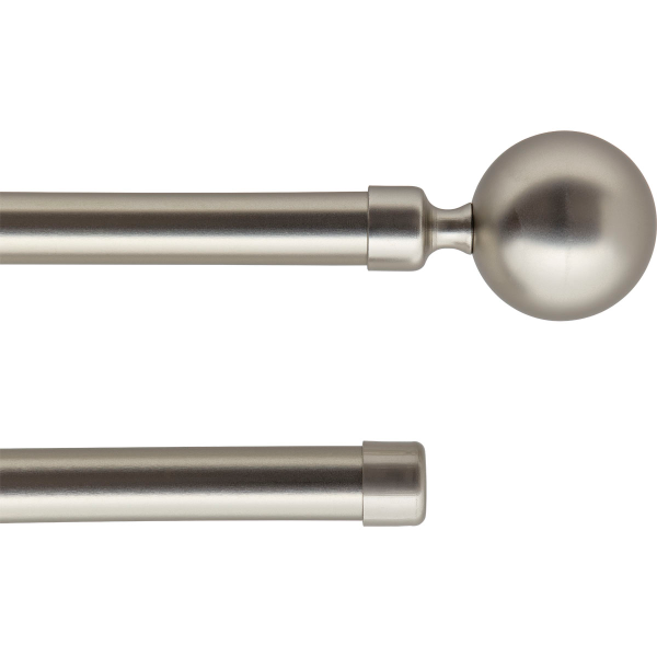 Карниз телескопический двойной Luance PALOMA 120-210 см D19 SILVER 796212099