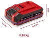 Аккумулятор Einhell 18V 3,0Ah SEALED PXC Plus A2 (4511618)