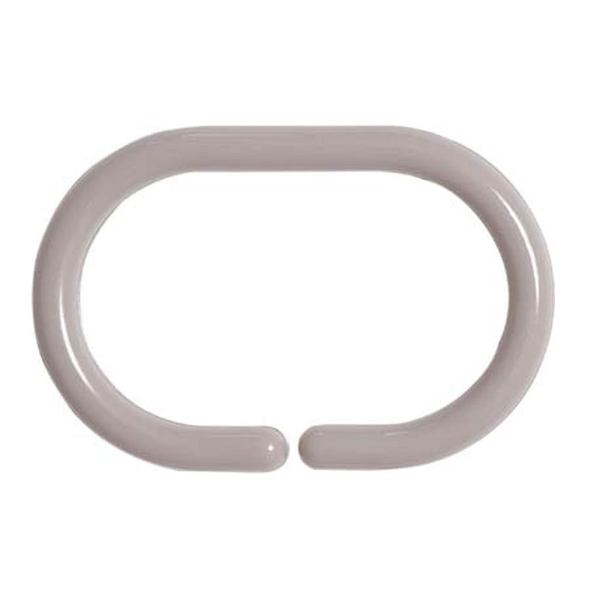 Кольца для штор в ванную Tendance 12 шт серо-коричневые 2200165