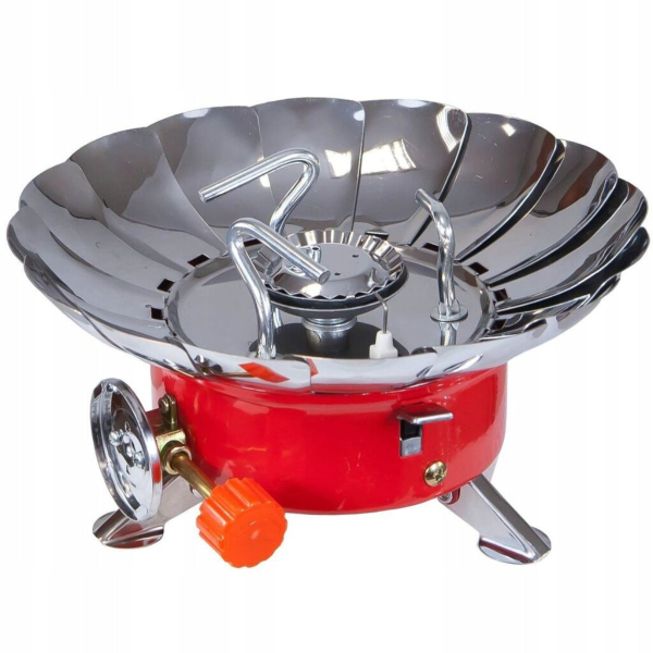 Плитка газовая Campsor портативная, веерная, складная с пьезоподжигом C203 CN