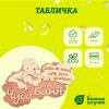 Табличка Банные штучки, Чудо баня 29х18 см, берёза 32326