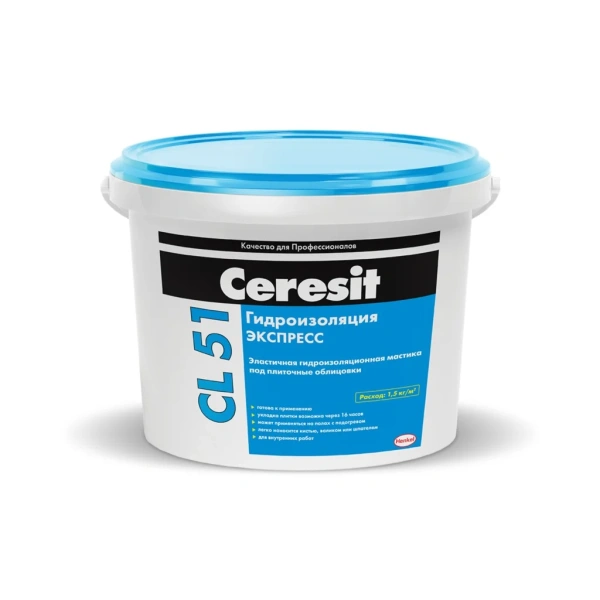 Ceresit гидроизоляционная мастика Express CL 51/5 кг