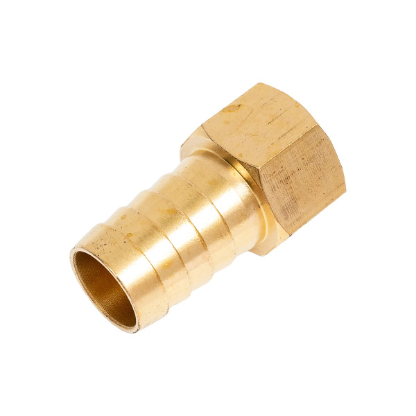 Соединение внутр. резьба 1/2" х елочка 19 мм (латунь) ECO