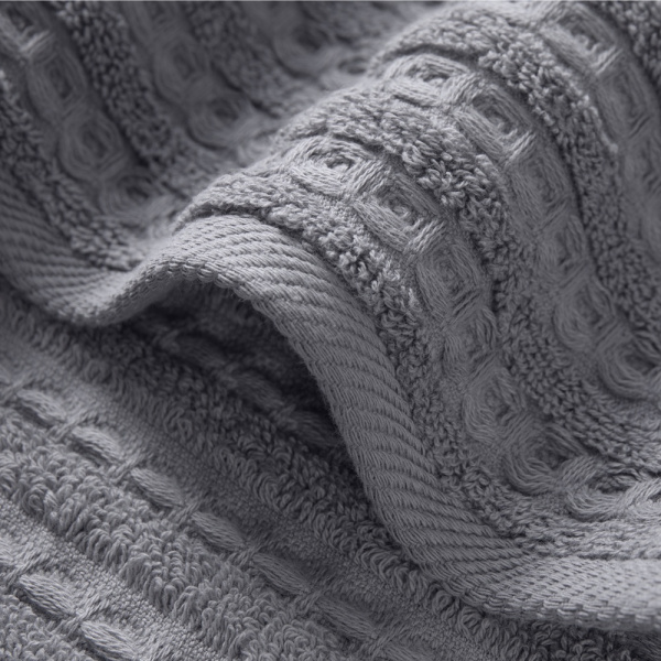 Полотенце Verossa махровое 70х140 см Pique texture Цвет Графит