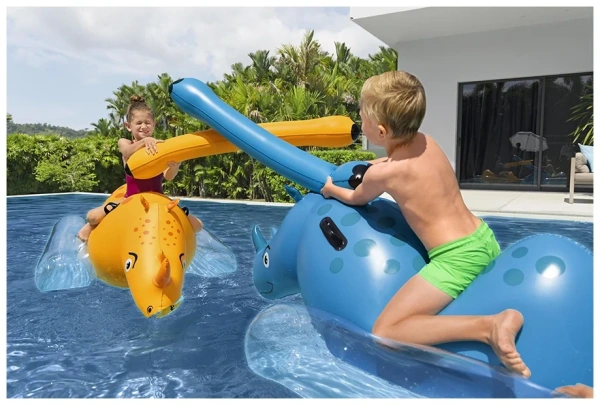 Носороги надувные для сражения на воде Bestway Rhino rumble 153х77 см, 2 шт 41522