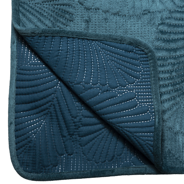Покрывало Atmosphera 240х260 см вельвет синий 181058Q