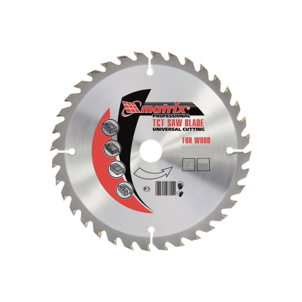 Пильный диск по дереву, 210 х 30мм, 36 зубьев // MATRIX