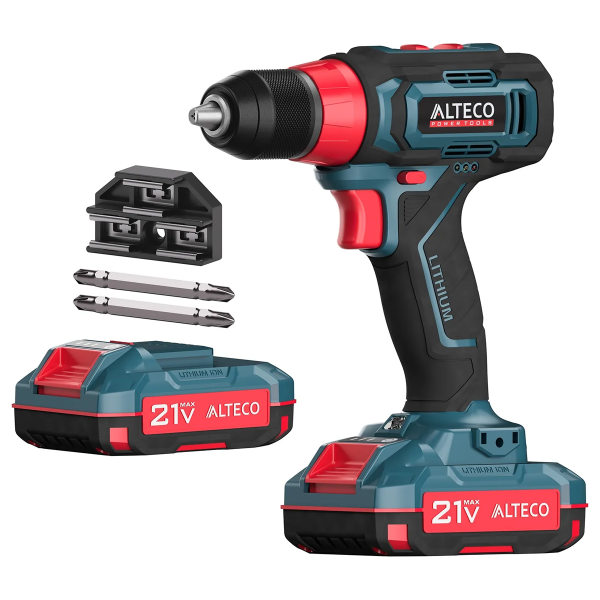 Дрель - шуруповёрт аккумуляторная CD 21-35 X2 ALTECO