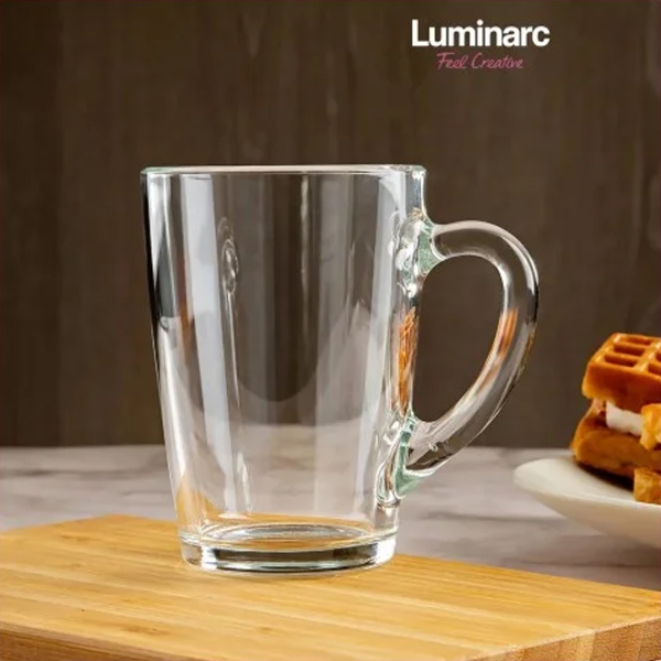 Кружка LUMINARC С ДОБРЫМ УТРОМ 320 мл прозрачная H8500