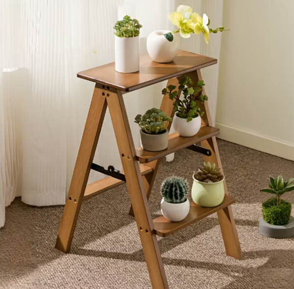 Табурет-лестница 61х46х38 см натуральный A6522 CN CN