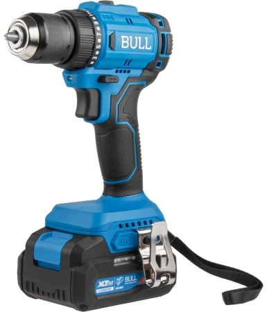 Дрель-шуруповерт аккумуляторный BULL SR 1803 в чем. XLTpro БЕСЩЕТ., 2x2 А*ч, 18 В, 45 Н*м, БЗП 10 мм