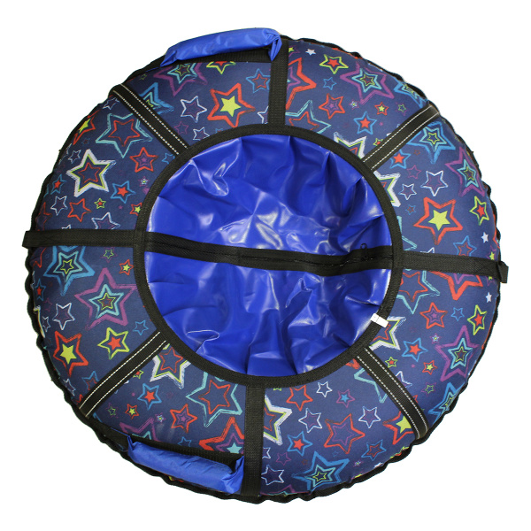 Тюбинг Движение D 95 см. гламур Звезды на синем (тент/оксфорд) нагрузка 70 кг.