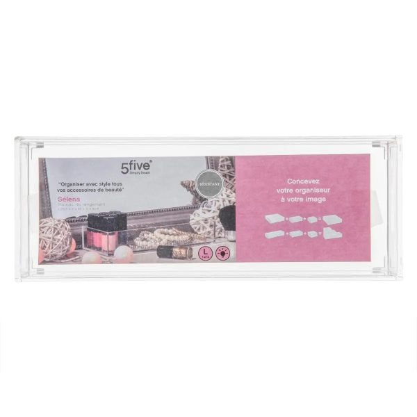 Контейнер для хранения 5Five SELENA узкий 25,6х9,6х4,8 см 155902
