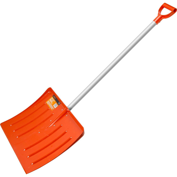Лопата снеговая поликарбонат 550х420мм с алюм.черенком STARTUL PROFI (ST9057-2)