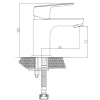 Смеситель д/р Gross Aqua Flat 6225520C