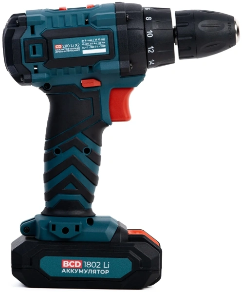 Дрель шуруповёрт аккумуляторная CD 2110Li X2 ALTECO