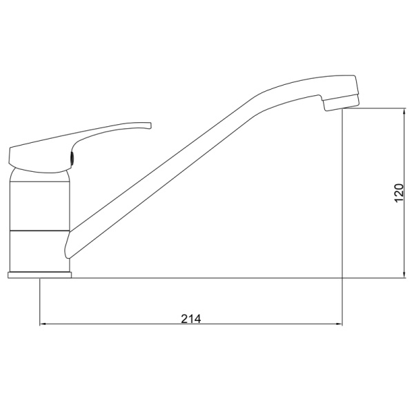 Смеситель д/к Gross Aqua Base (3210258С- G0110) "п"р35"