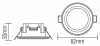 Светильник врезной 016-072-0005 5W BL 4200K 170-265V LED