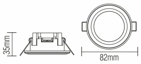 Светильник врезной 016-072-0005 5W BL 4200K 170-265V LED