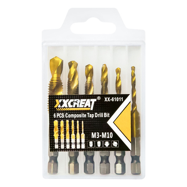Сверло-метчик в наборе 6PC