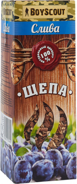 Щепа для копчения "Слива", 1л., BoyScout