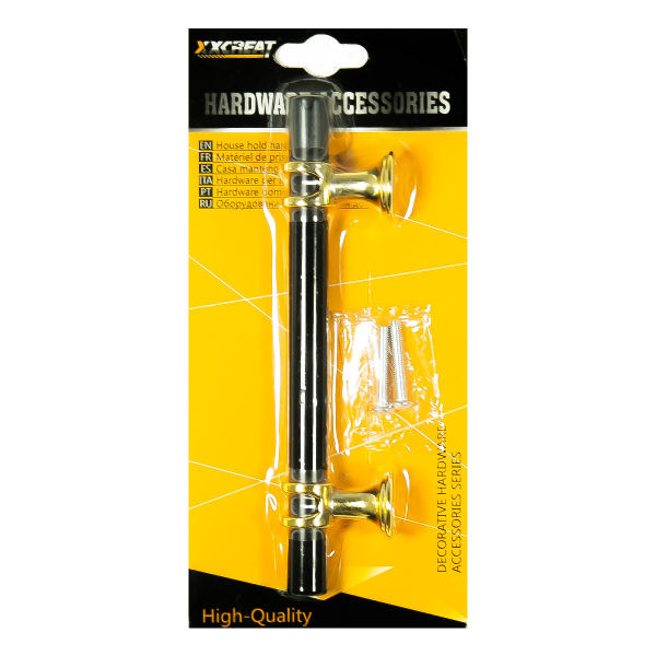 Ручка мебельная 1 шт черный с кольцом