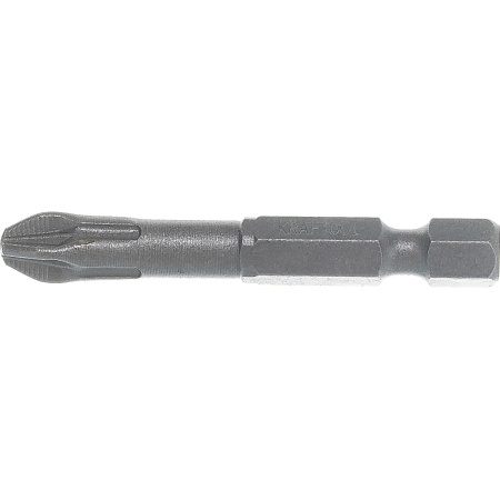 Биты KRAFTOOL ЕХPERT торсионные кованые обточенные Cr-Mo сталь тип хвостовика E 1/4 PZ3 50мм 2шт