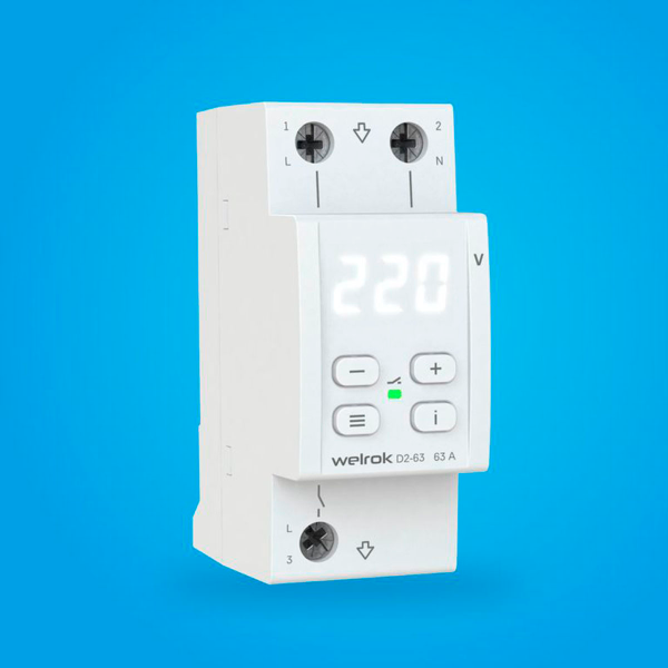 Реле напряжения Welrok D2-63