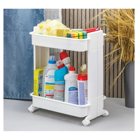 Стойка на колесах IDEA широкая 2 секции М 2732