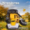 Воздуходувка бензиновая GB-52S Huter