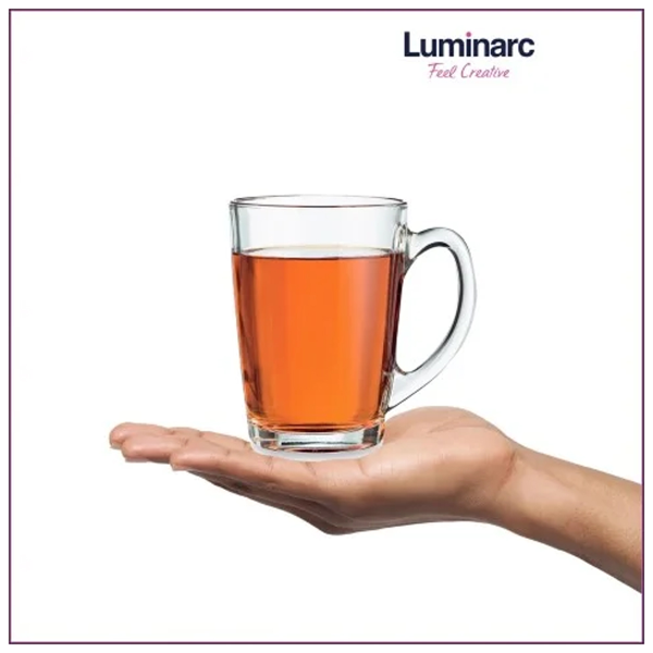 Кружка LUMINARC С ДОБРЫМ УТРОМ 320 мл прозрачная H8500