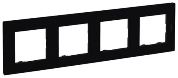 Рамка 4-ная NLST чёрный 863594 Legrand (5)