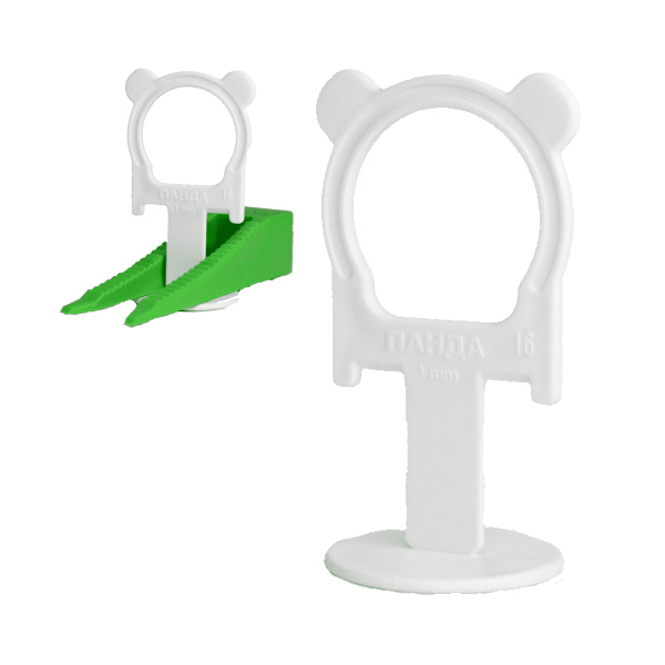 СВП зажим "Панда" 1.0мм (100 шт)(15 шт/уп)/Decor