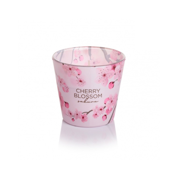 Аромасвеча BARTEK в стакане Вишневый цвет  (Cherry Blossom) 115гр