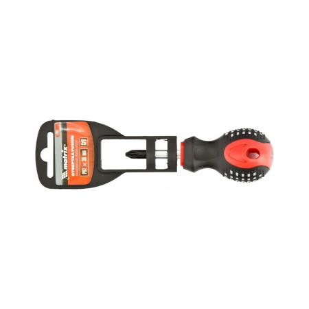 Отвертка Matrix Fusion Ph2 х 38мм CrV 3-х компонентная рукоятка anti slip
