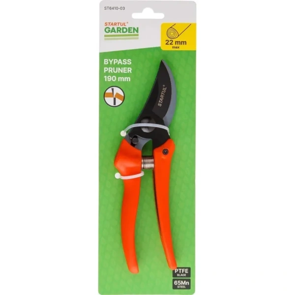 Секатор плоскостной 19см STARTUL GARDEN (ST6410-03), арт.ST6410-03