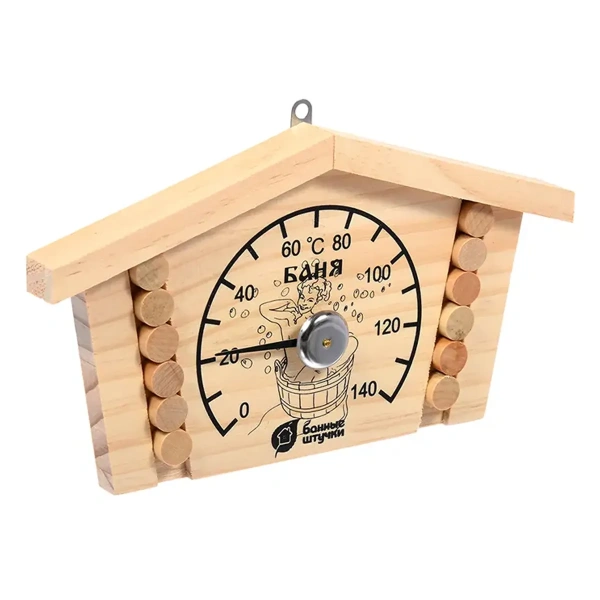 Термометр Банные штучки, Избушка 23х12,5х2,5 см 18014