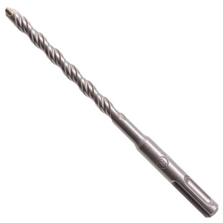 Бур по бетону, двойная спираль, Cobalt W-tip, 8x160 мм, SDS PLUS// Denzel