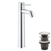 Смеситель д/р  Grohe 23784000 Start Classic свободностоящей раковины с нажимным донным клапаном, XL-