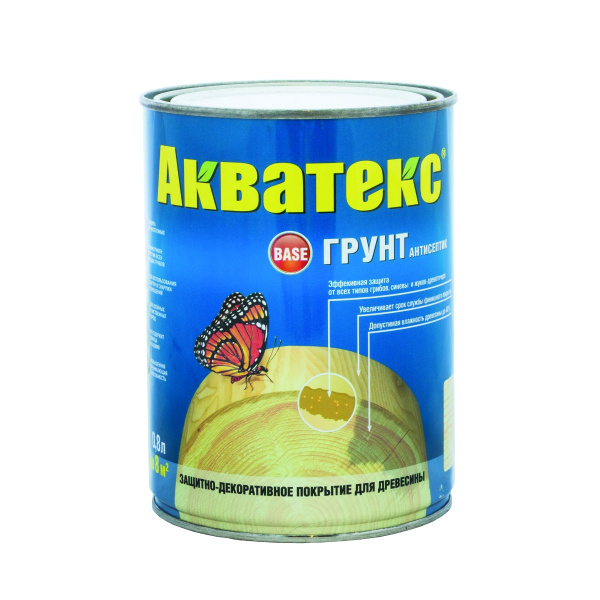 Текстурное покрытие Акватекс-грунт 2,7 л (антисептик)