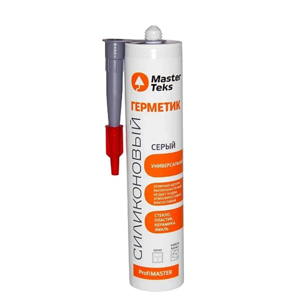 MasterTeks PM герметик силиконовый универсальный 0,29 серый