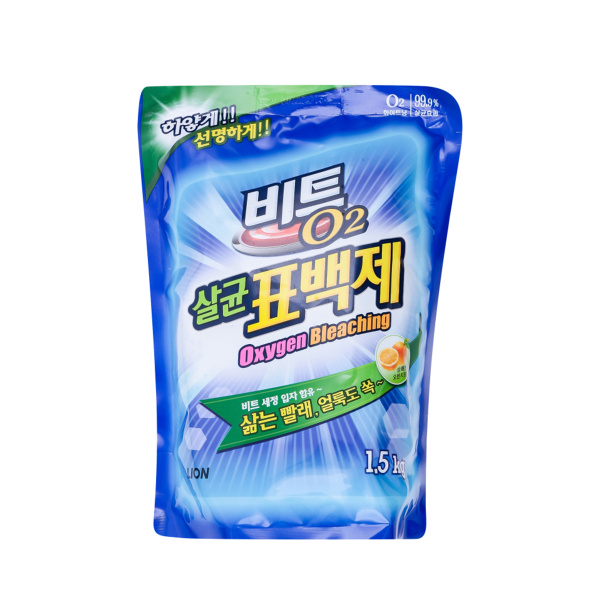 Отбеливатель CJ LION Beat O2 Sterilizing Bleach 1,5кг мягкая упаковка