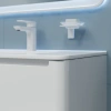 Тумба IDDIS с умывальником, подвесная, 80 см, белая, Edifice, IDDIS, EDI80W0i95K