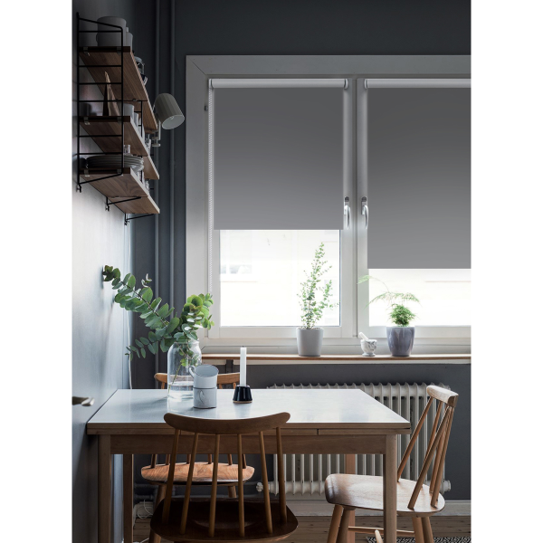 Штора рулонная Blackout LUX цвет графит 68*170 см 81745068170