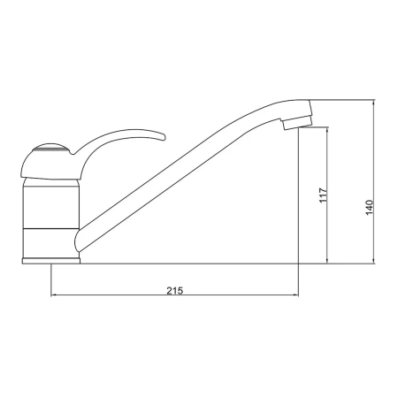 Смеситель д/к GROSS AQUA 3509586C-G0146 Provance
