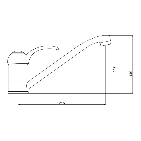 Смеситель д/к GROSS AQUA 3509586C-G0146 Provance