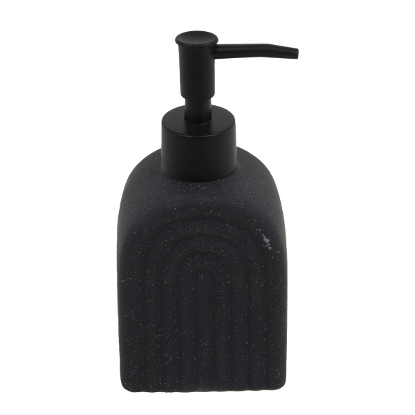 Набор для ванной комнаты Bathlux Black Half Threaded (дозатор, стакан, мыльница) 73182