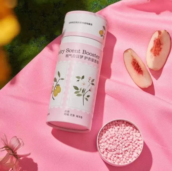 Кондиционер для белья OUAINI персиковый рай розовые бустеры